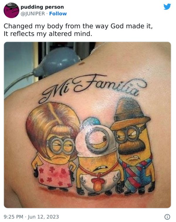 Interesting And Unusual Tattoos (42 pics)