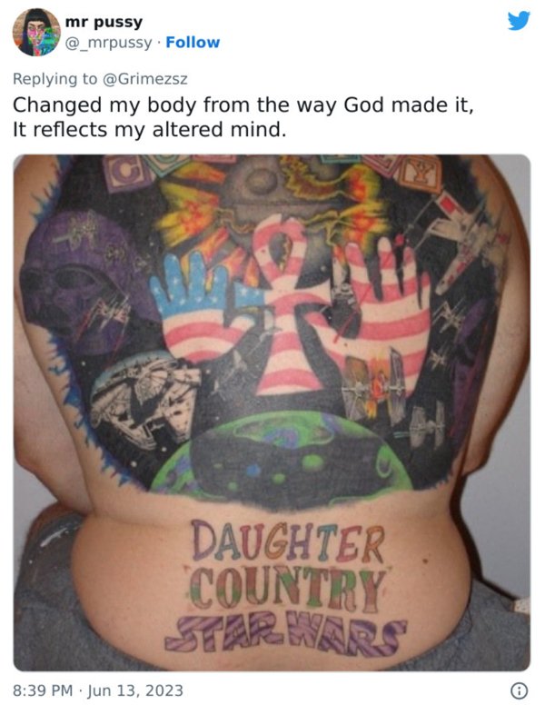 Interesting And Unusual Tattoos (42 pics)