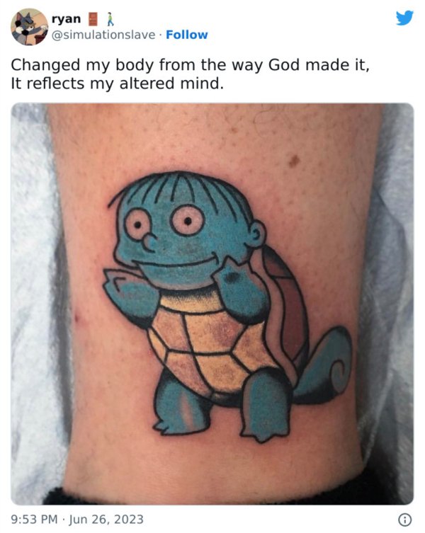 Interesting And Unusual Tattoos (42 pics)