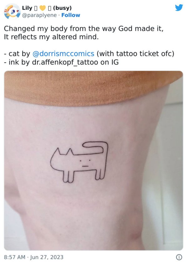 Interesting And Unusual Tattoos (42 pics)