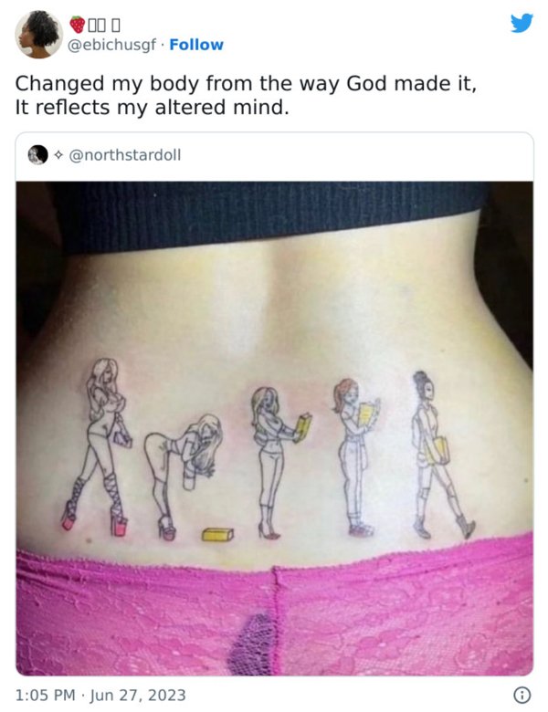 Interesting And Unusual Tattoos (42 pics)