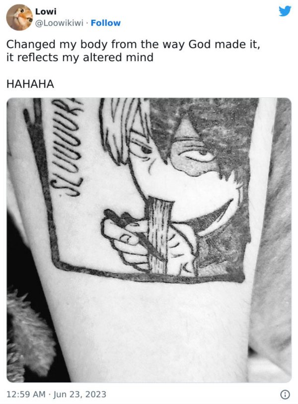 Interesting And Unusual Tattoos (42 pics)