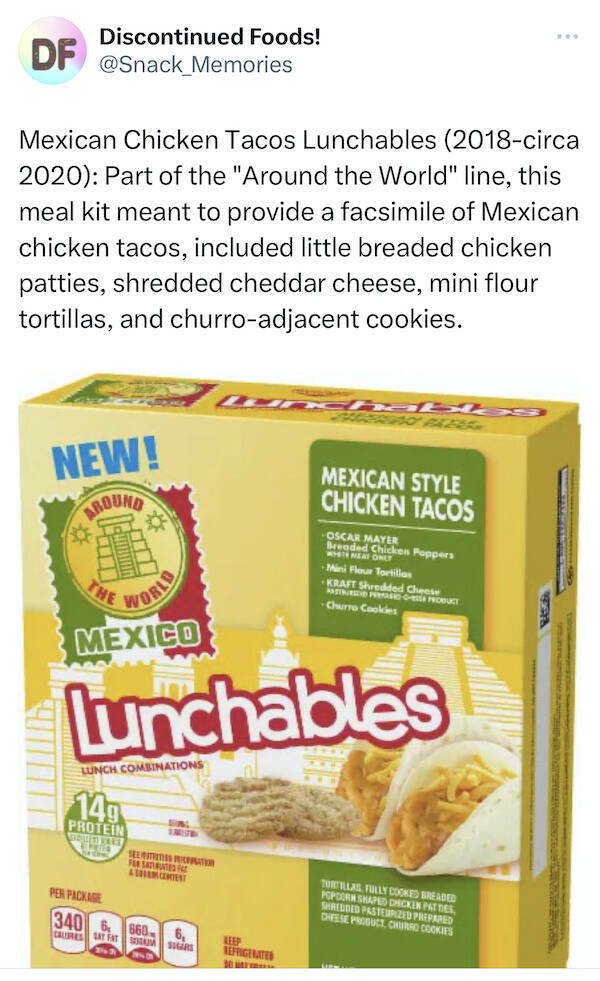 Nostalgic Things: Discontinued Foods  (24 pics)
