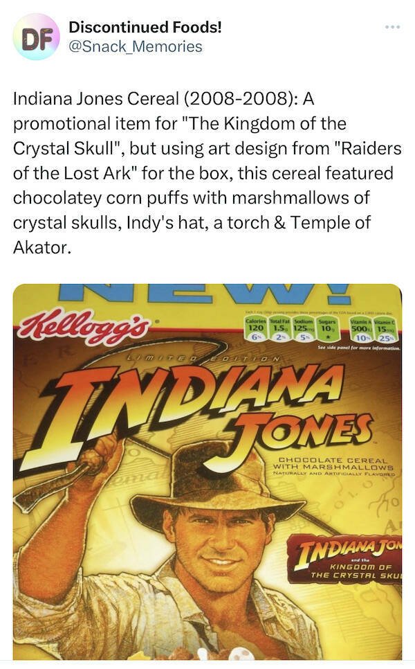 Nostalgic Things: Discontinued Foods  (24 pics)