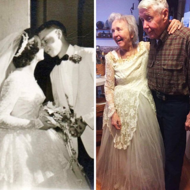 People Recreate Their Old Photos (24 pics)