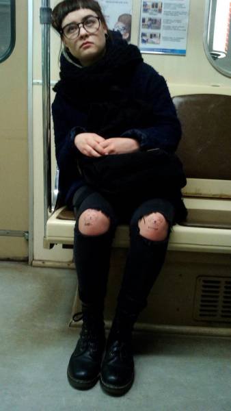 Odd People In The Subway (26 pics)