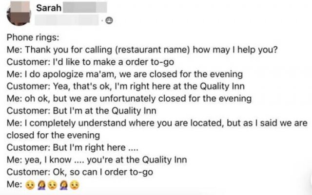 Funny Stories From Restaurant Employees (21 pics)