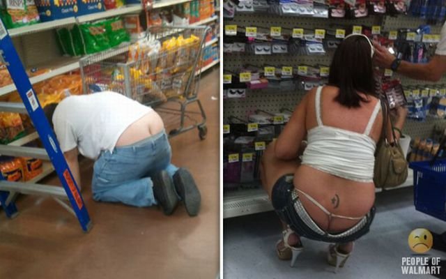 Weird People In Shops (55 pics)