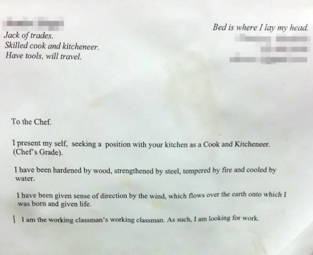 Unusual And Funny Resumes (20 pics)