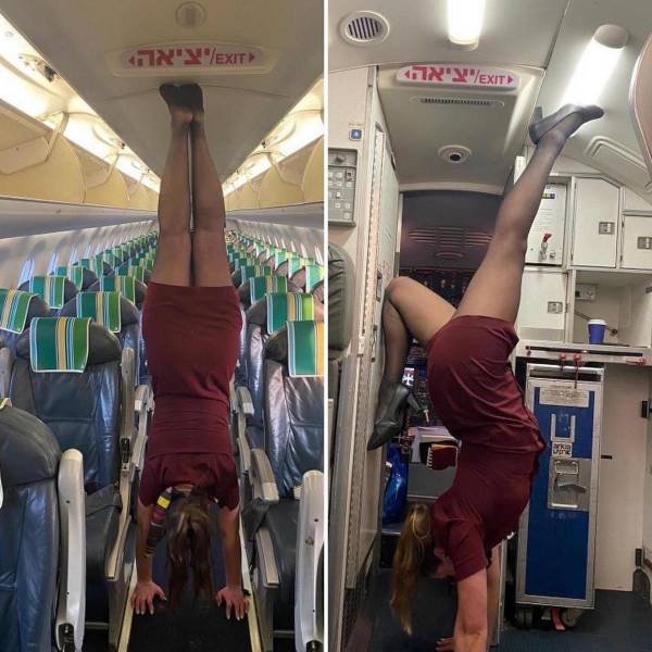 Flight Attendants With And Without Uniforms (27 pics)
