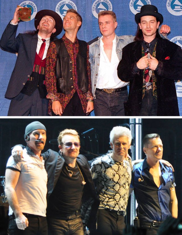 Famous Music Artists In The Past And Now (20 pics)