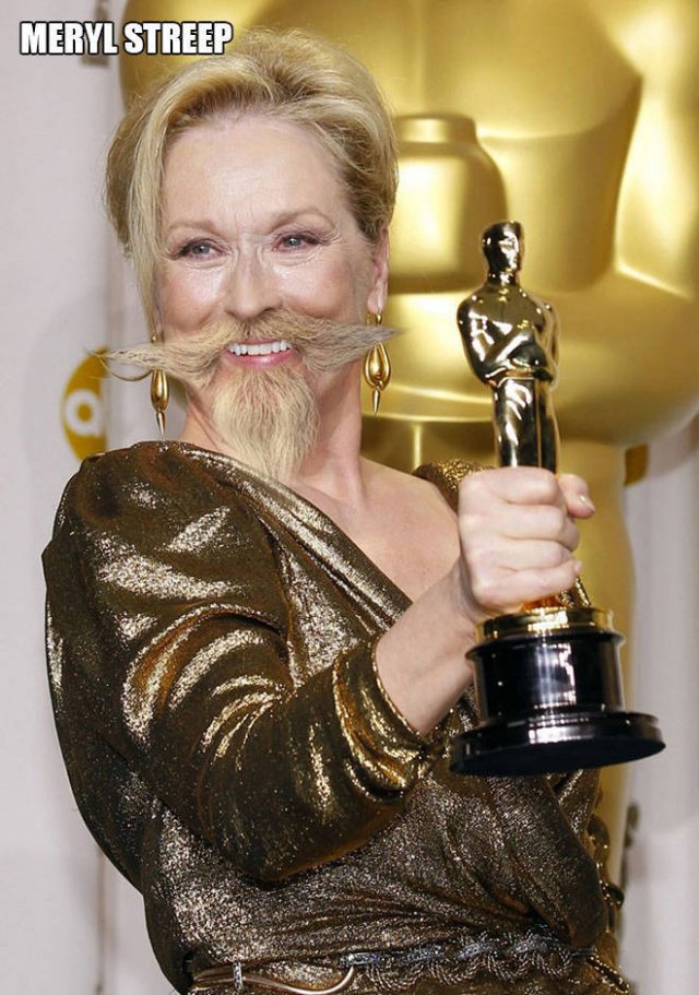Female Celebs With Beards (22 pics)