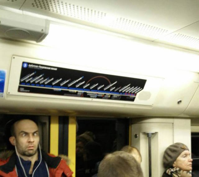 Odd People In The Subway (51 pics)