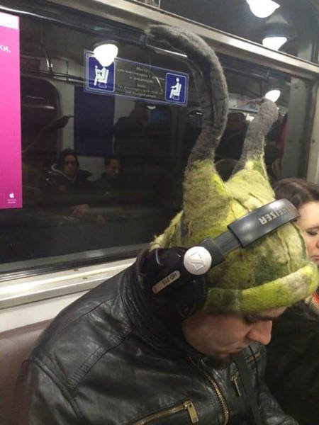 Odd People In The Subway (51 pics)