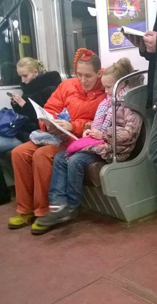 Odd People In The Subway (51 pics)