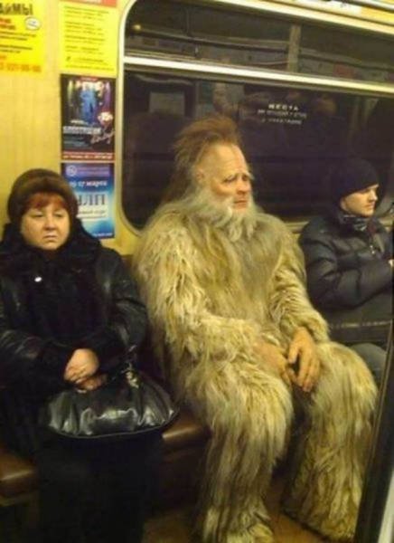 Odd People In The Subway (51 pics)