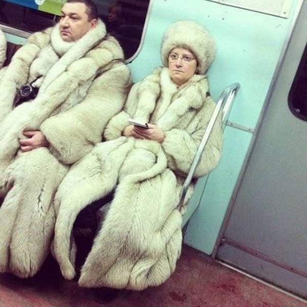 Odd People In The Subway (51 pics)