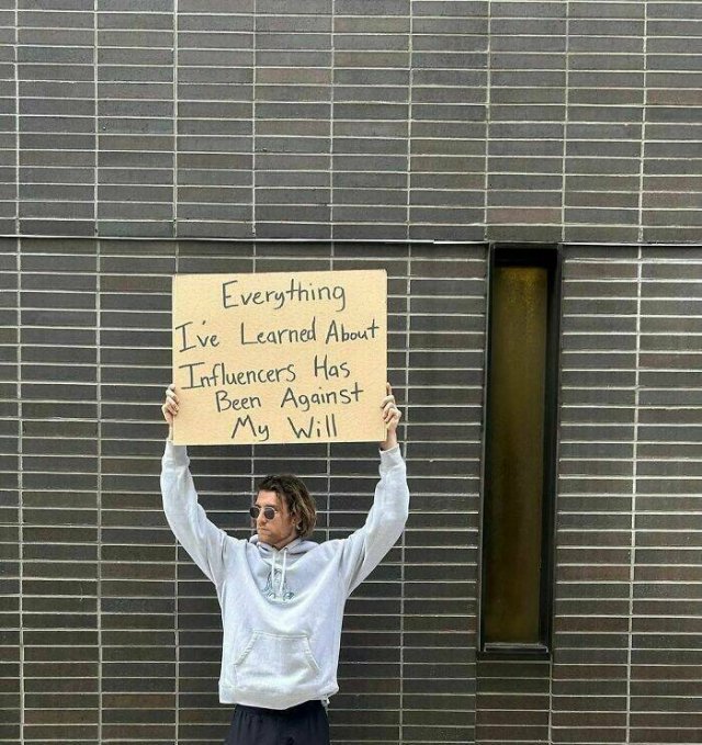 Funny And Truthful Thoughts Of A Guy With A Sign (20 pics)