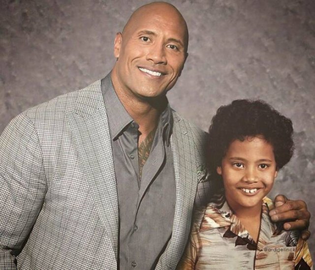 Celebrities With Their Younger Versions (28 pics) Celebrities With Their Younger Versions (28 pics)