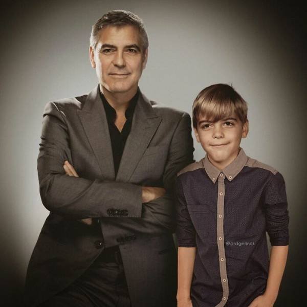 Celebrities With Their Younger Versions (28 pics) Celebrities With Their Younger Versions (28 pics)