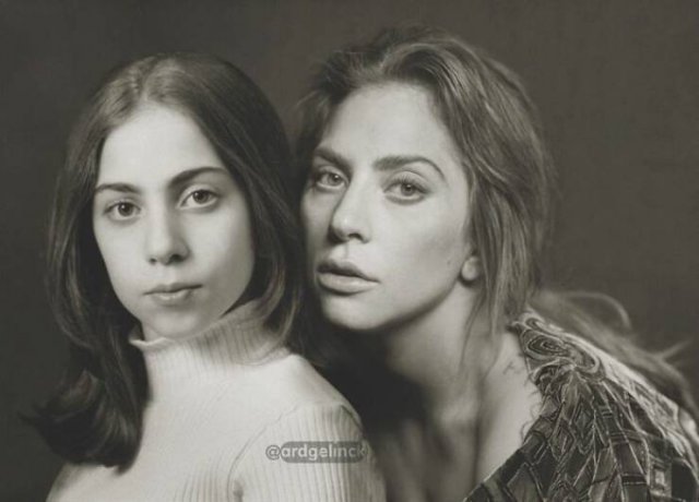 Celebrities With Their Younger Versions (28 pics) Celebrities With Their Younger Versions (28 pics)