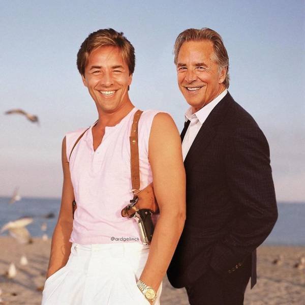 Actors With Their Famous Characters (28 pics)