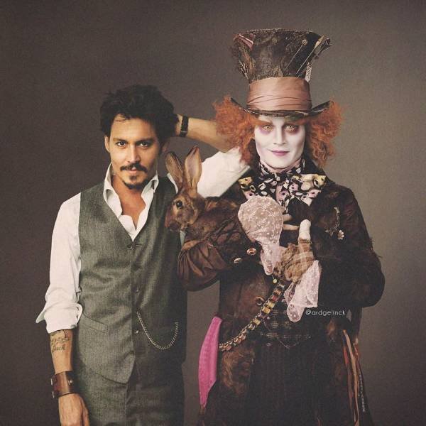 Actors With Their Famous Characters (28 pics)