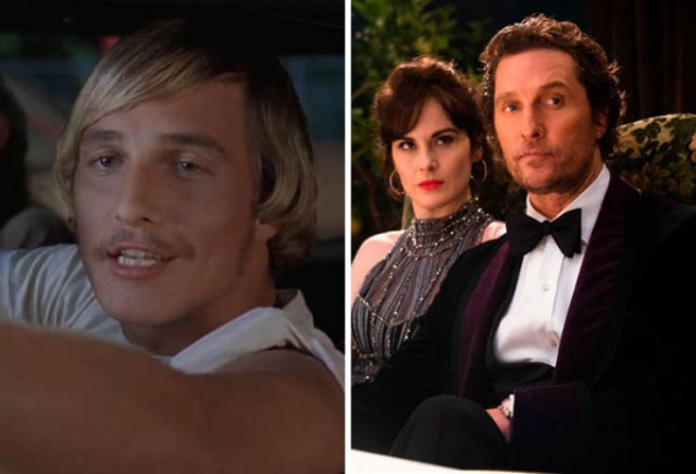 Actors And Actresses In Their First And Late Roles (50 pics)