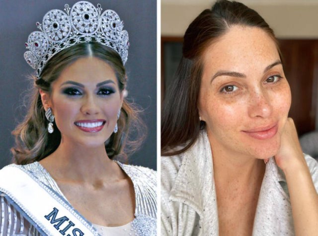 Miss Universe Winners Without Makeup (13 pics)