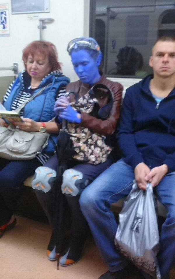 Strange People In The Subway (30 pics)