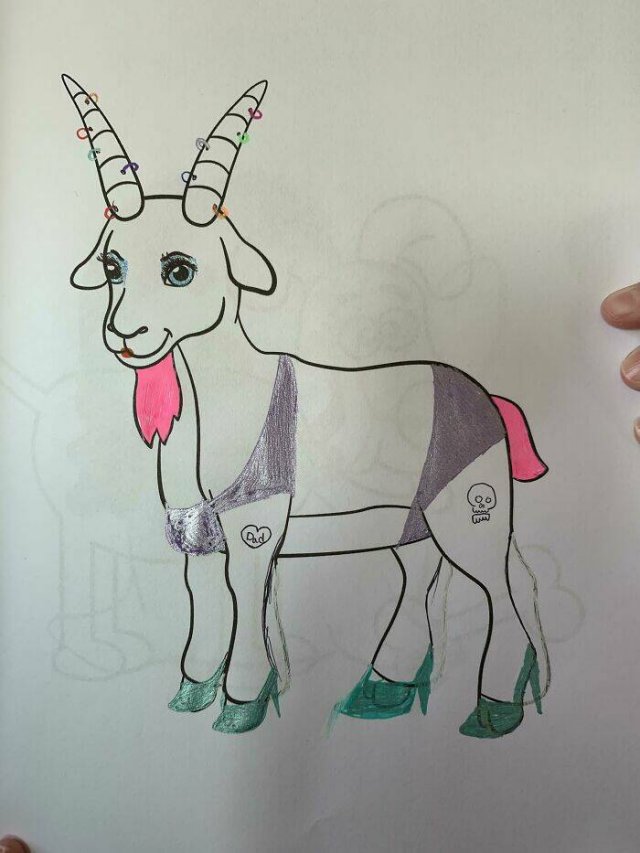 Adults People Against Children's Coloring Books (24 pics)