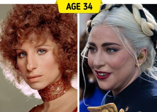 Celebrities Of The Past And Celebrities Of The Present At The Same Age (14 pics)