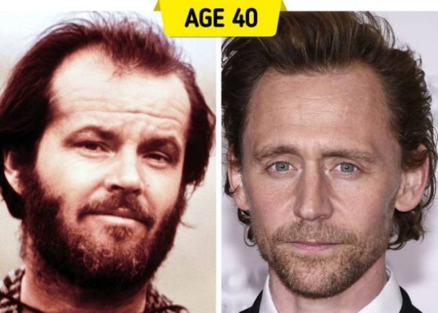 Celebrities Of The Past And Celebrities Of The Present At The Same Age (14 pics)