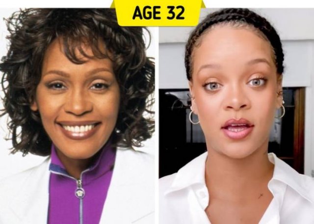 Celebrities Of The Past And Celebrities Of The Present At The Same Age (14 pics)