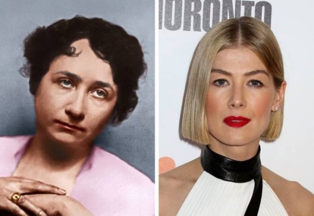 Celebrity Doppelgangers From the Past (17 pics) Celebrity Doppelgangers From the Past (17 pics)
