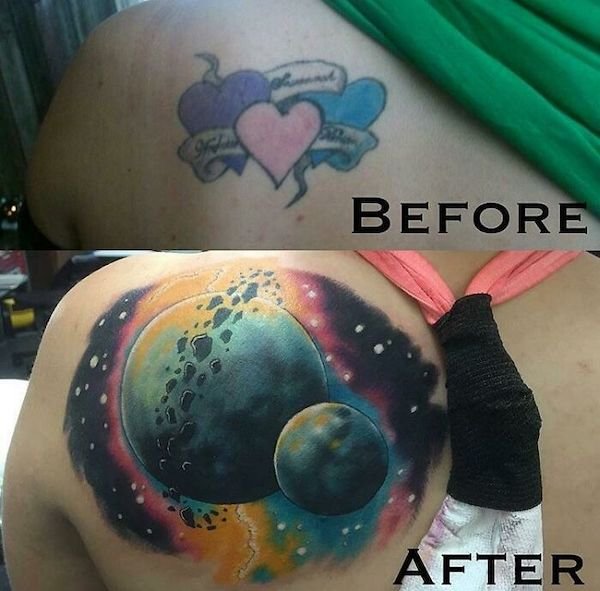 Excellent Tattoo Cover-Up (22 pics)