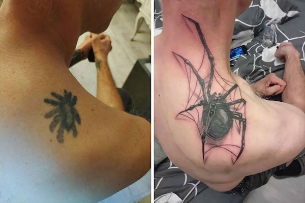 Excellent Tattoo Cover-Up (22 pics)
