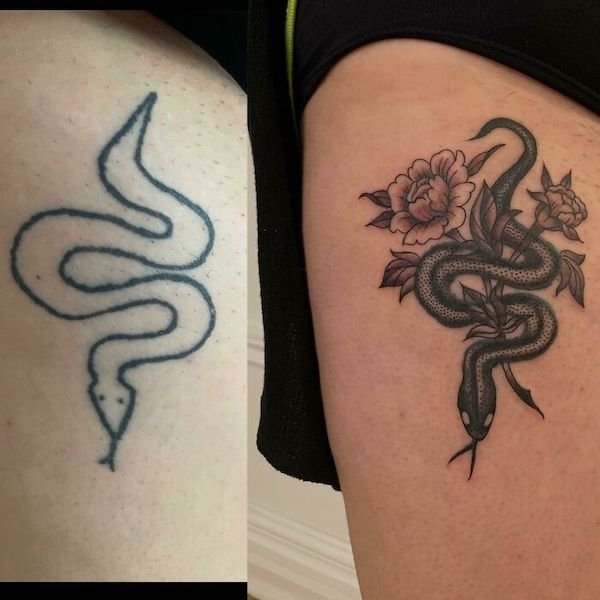 Excellent Tattoo Cover-Up (22 pics)