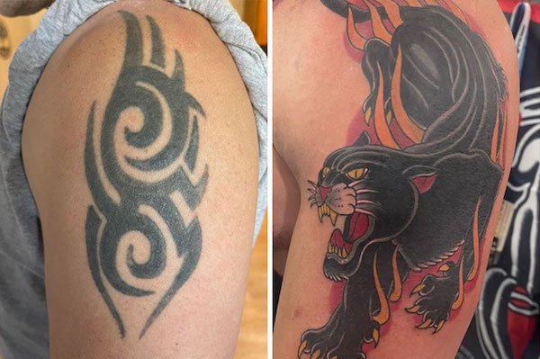 Excellent Tattoo Cover-Up (22 pics)