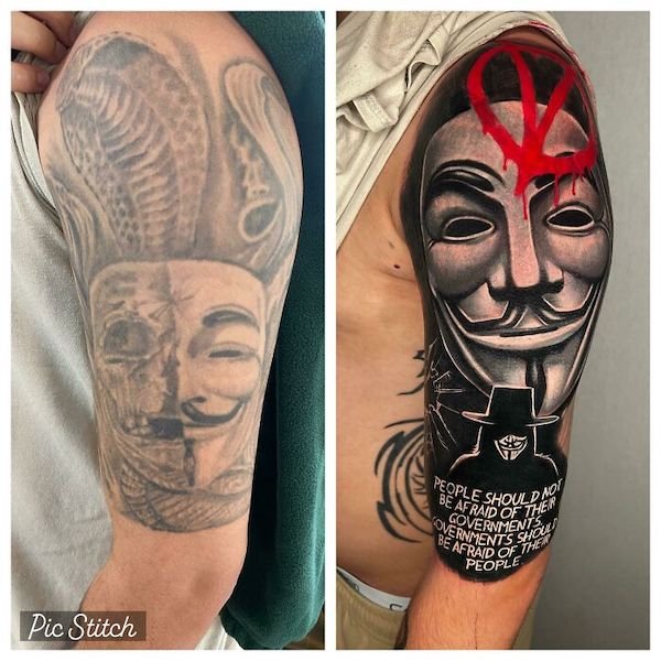 Excellent Tattoo Cover-Up (22 pics)