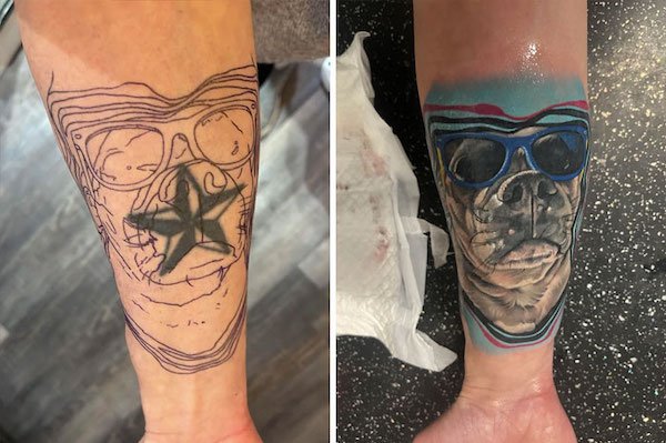 Excellent Tattoo Cover-Up (22 pics)