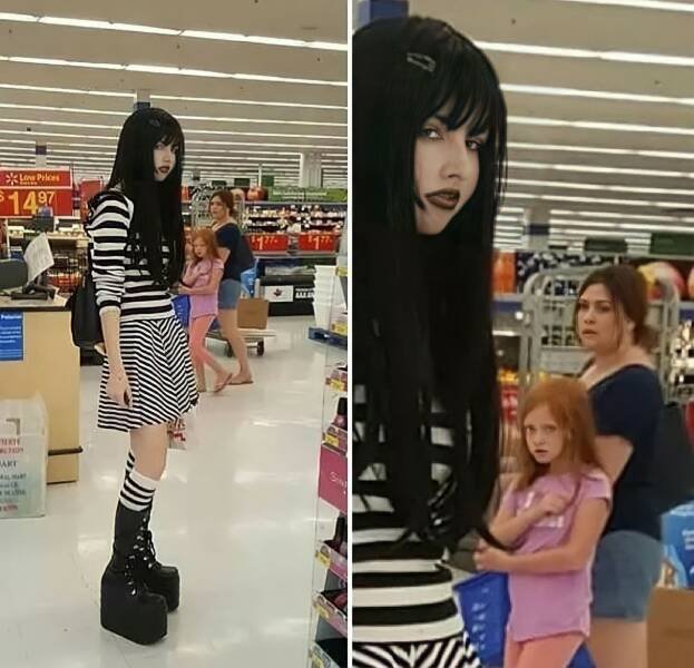 Strange And Funny People In Shops (34 pics)