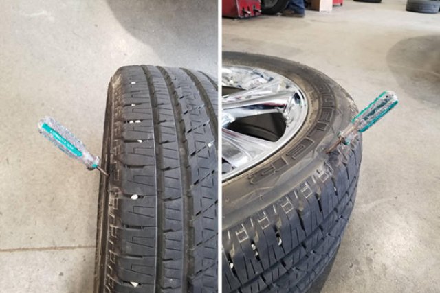 Tire Shop Workers Share Their Findings (28 pics)