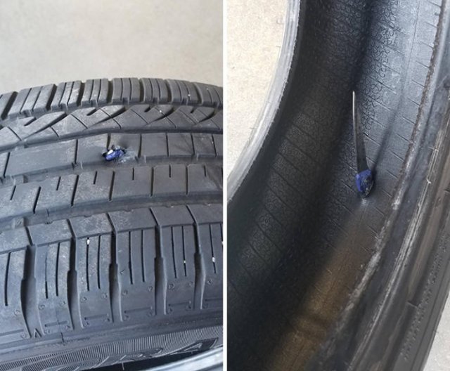 Tire Shop Workers Share Their Findings (28 pics)