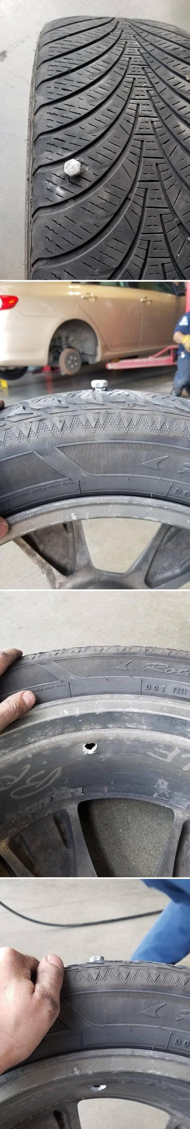 Tire Shop Workers Share Their Findings (28 pics)