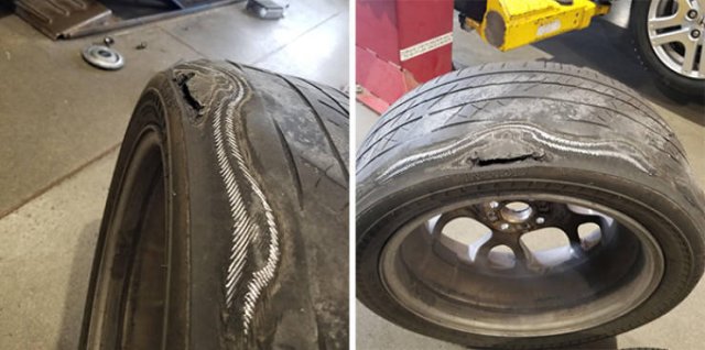 Tire Shop Workers Share Their Findings (28 pics)