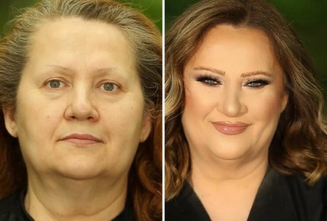 Women With And Without Makeup (24 pics)