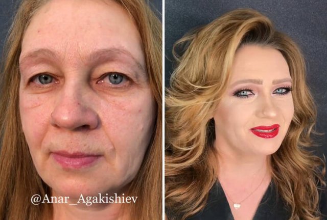 Women With And Without Makeup (24 pics)