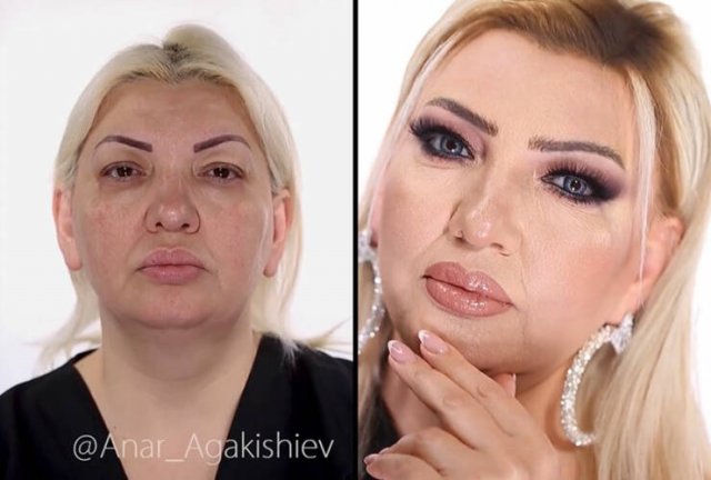 Women With And Without Makeup (24 pics)