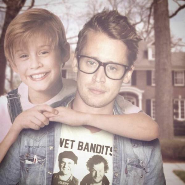 Celebrities With Their Younger Versions (28 pics)